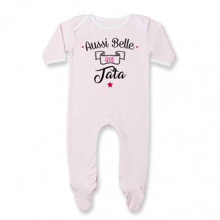 Pyjama bébé Aussi belle que tata