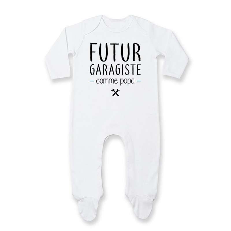 Pyjama bébé Futur garagiste comme papa Pyjama bébé Futur garagiste comme papa