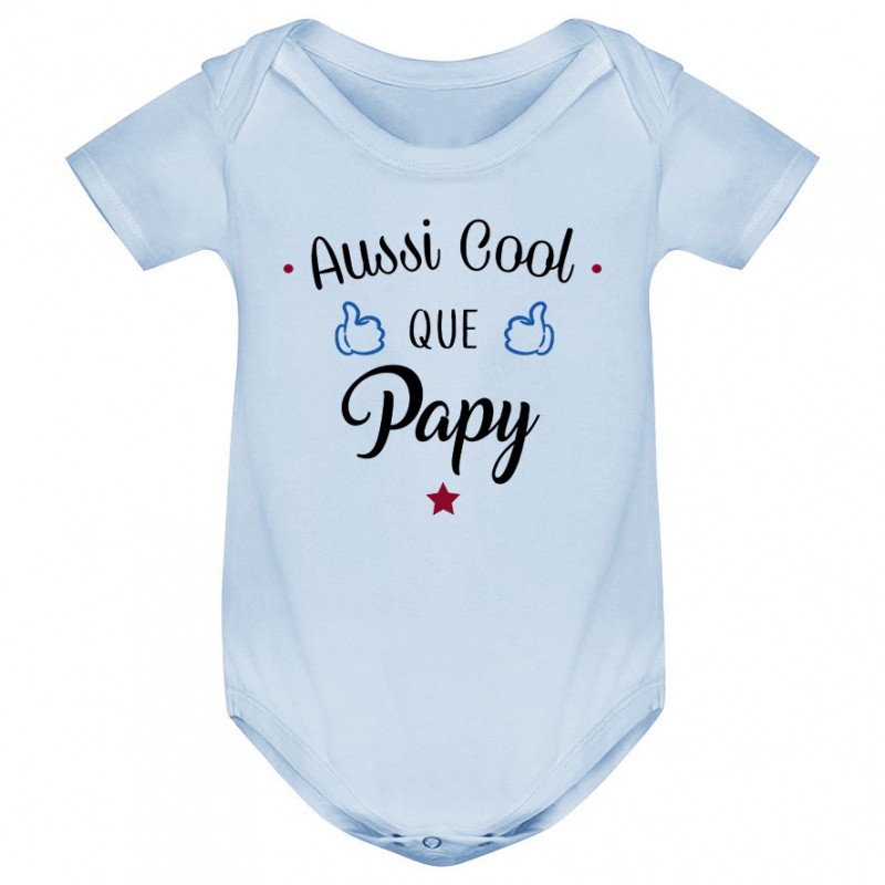 Body bébé Aussi cool que papy Body bébé Aussi cool que papy