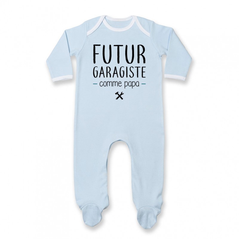 Pyjama bébé Futur garagiste comme papa