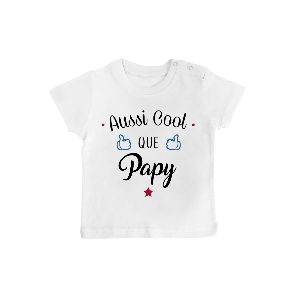 T-Shirt bébé Aussi cool que papy