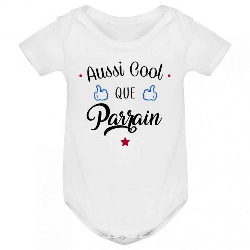 Body bébé Aussi cool que parrain