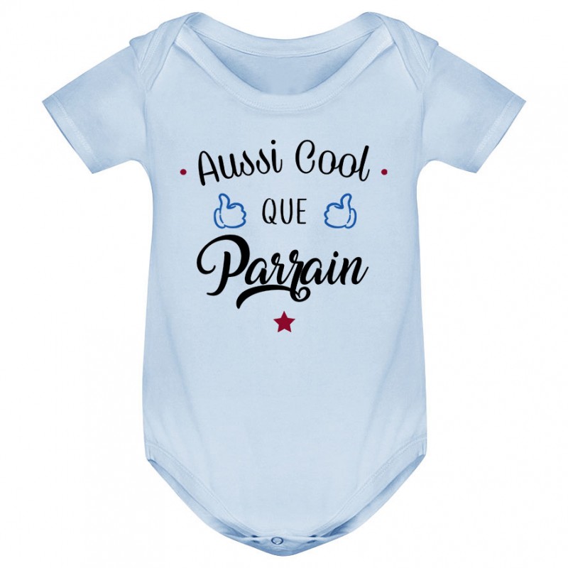 Body bébé Aussi cool que parrain Body bébé Aussi cool que parrain