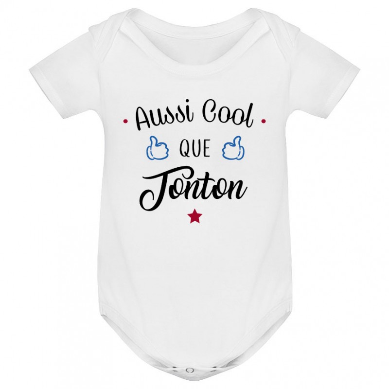 Body bébé Aussi cool que tonton Body bébé Aussi cool que tonton