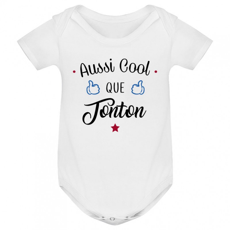 Body bébé Aussi cool que tonton