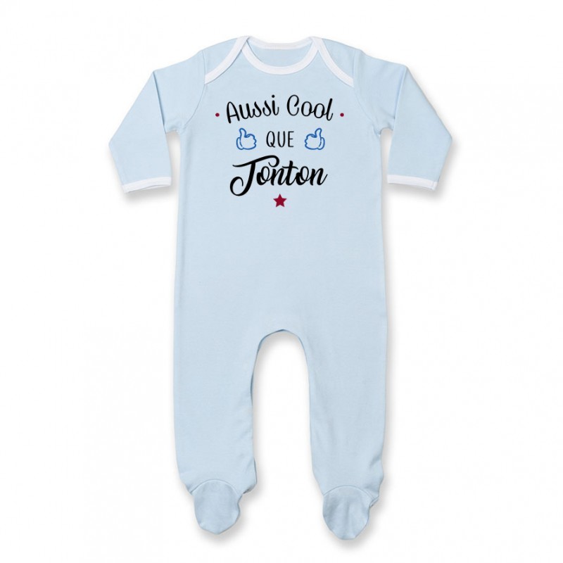 Pyjama bébé Aussi cool que tonton Pyjama bébé Aussi cool que tonton