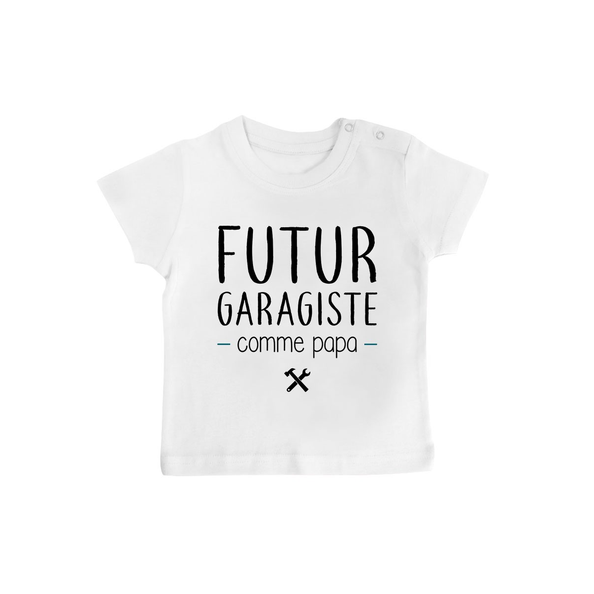 T-Shirt bébé Futur garagiste comme papa