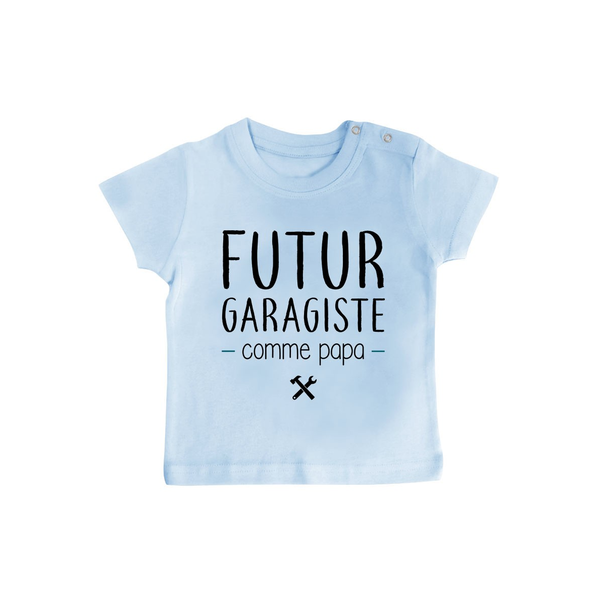 T-Shirt bébé Futur garagiste comme papa