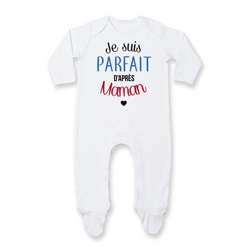 Pyjama bébé Je suis parfait d'après maman