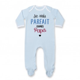 Pyjama bébé Je suis parfait d'après papa