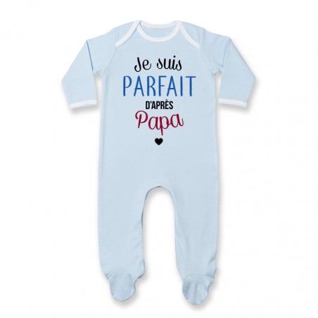 Pyjama bébé Je suis parfait d'après papa