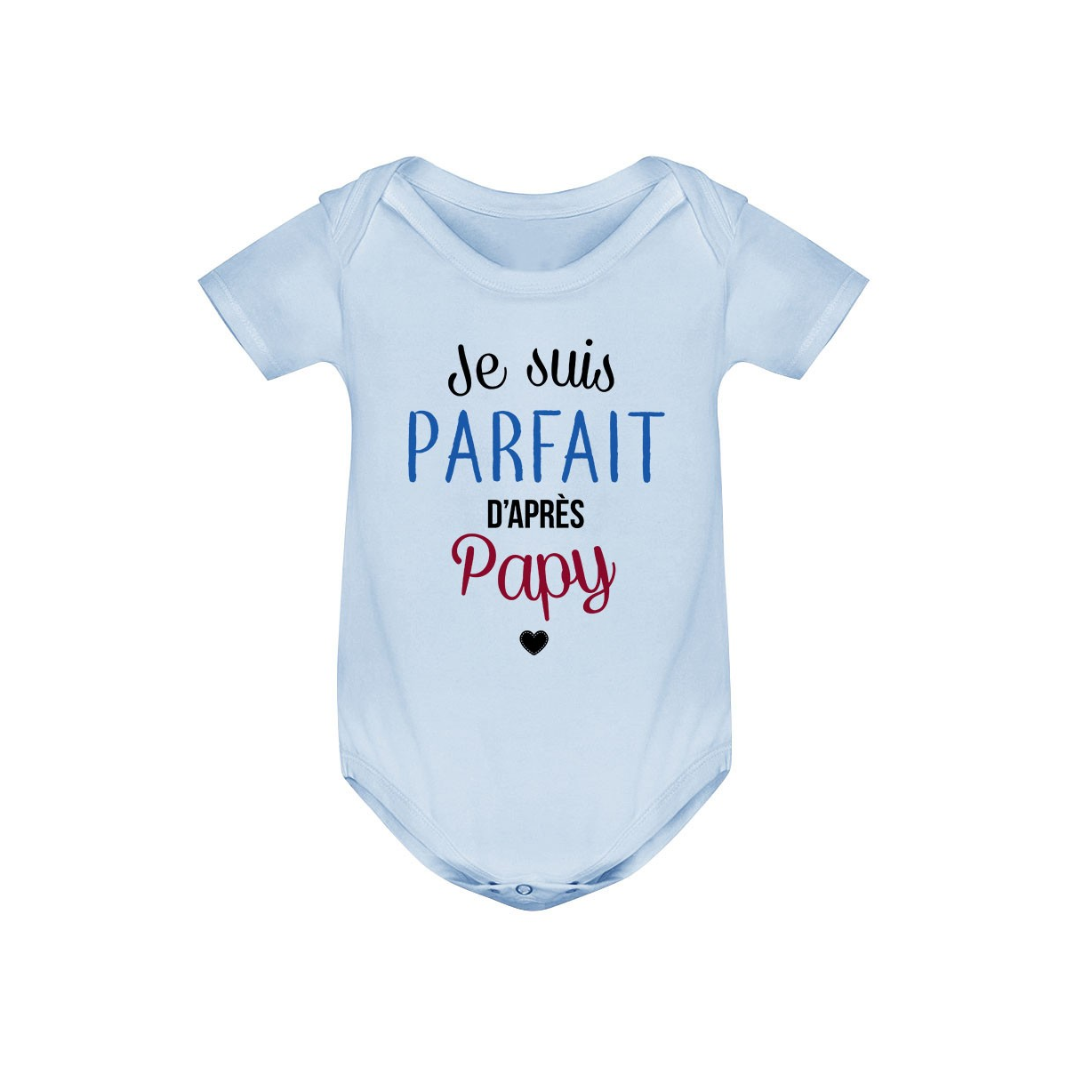 Bavoir bébé Je suis parfait d'après papy