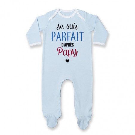 Pyjama bébé Je suis parfait d'après papy