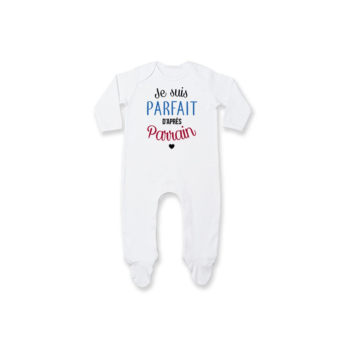 Pyjama bébé Je suis parfait d'après parrain