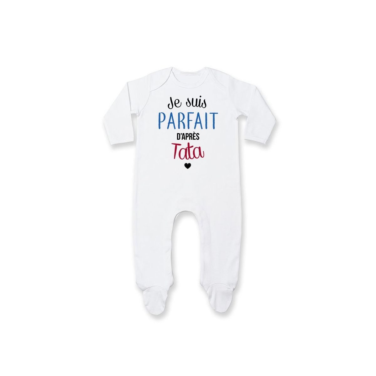 Pyjama bébé Je suis parfait d'après tata