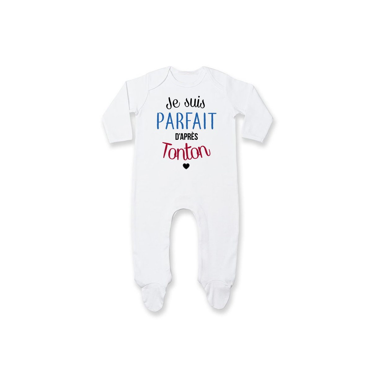 Pyjama bébé Je suis parfait d'après tonton