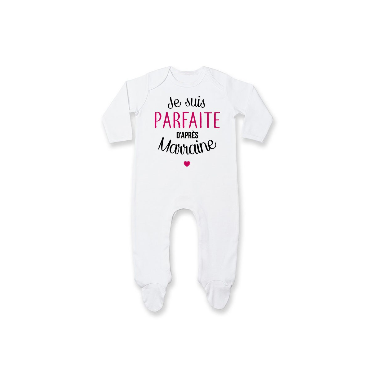 Pyjama bébé Je suis parfaite d'après marraine