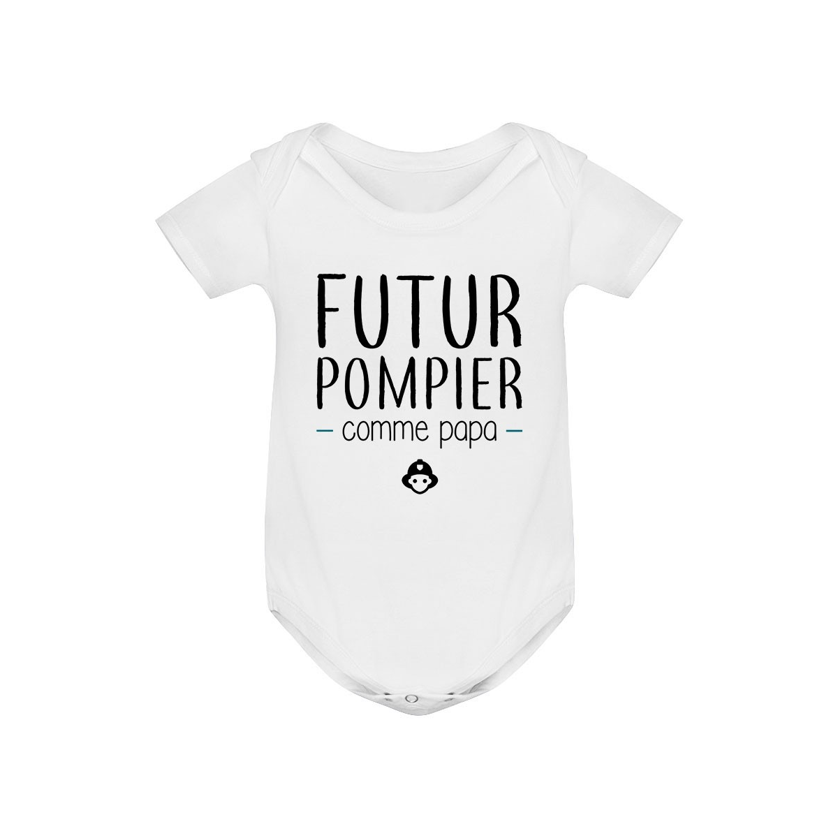 Body bébé Futur pompier comme papa