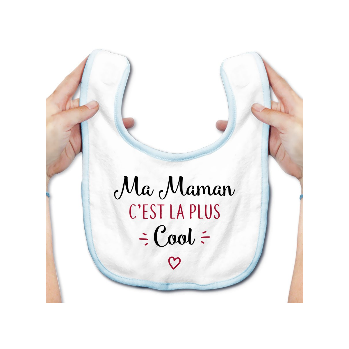 Bavoir bébé Ma maman c'est la plus cool