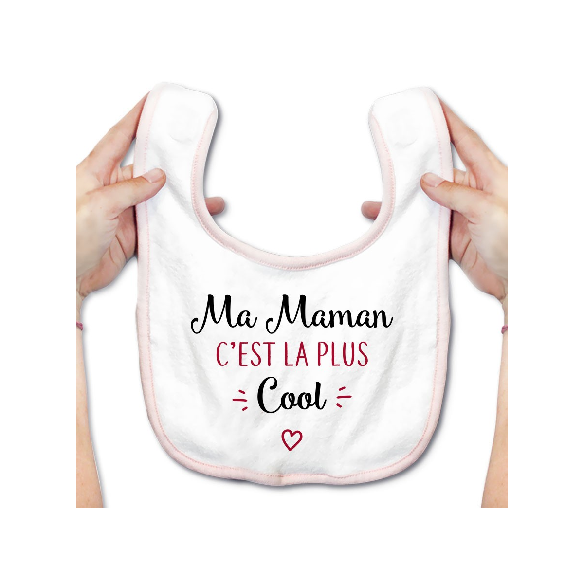 Bavoir bébé Ma maman c'est la plus cool