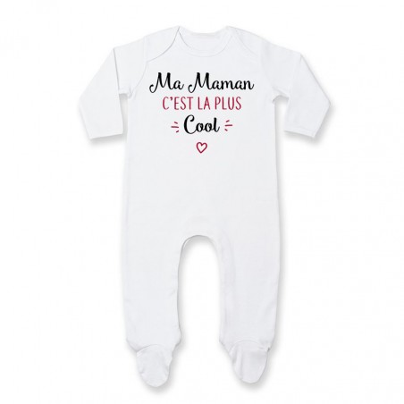 Pyjama bébé Ma maman c'est la plus cool