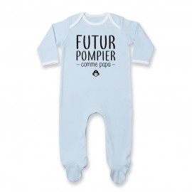 Pyjama bébé Futur pompier comme papa