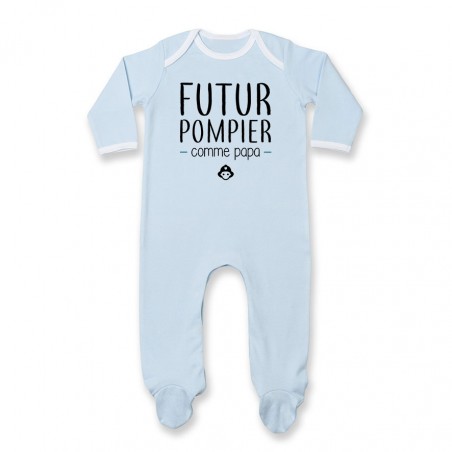 Pyjama bébé Futur pompier comme papa