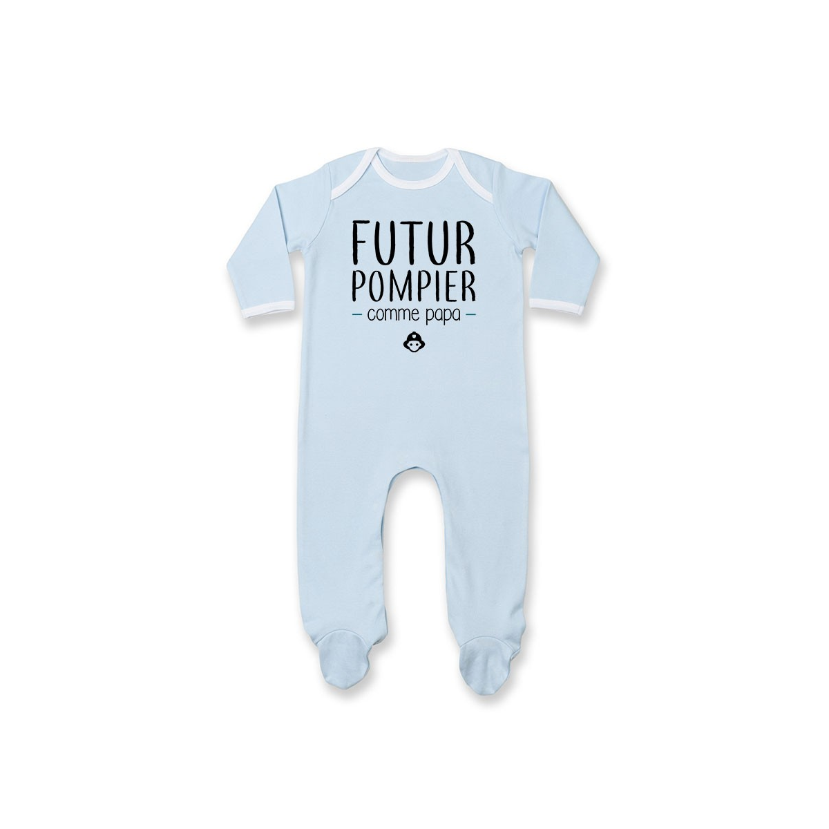 Pyjama bébé Futur pompier comme papa