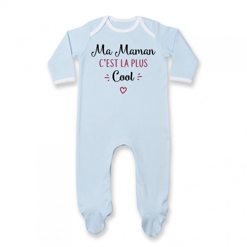 Pyjama bébé Ma maman c'est la plus cool