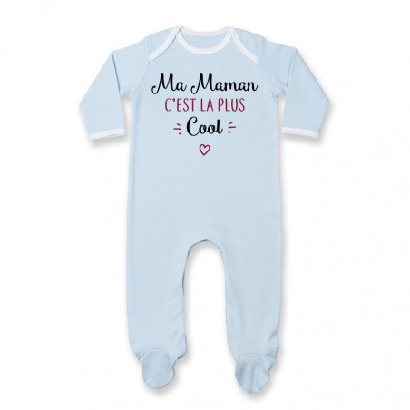 Pyjama bébé Ma maman c'est la plus cool