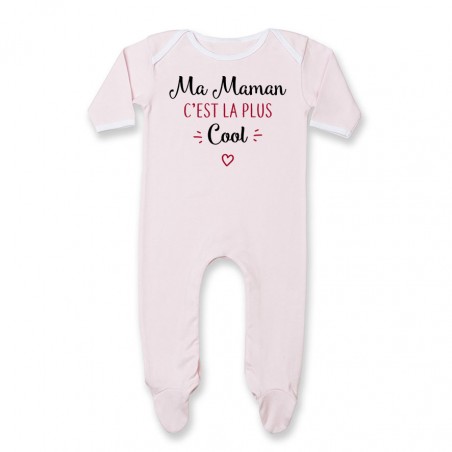 Pyjama bébé Ma maman c'est la plus cool