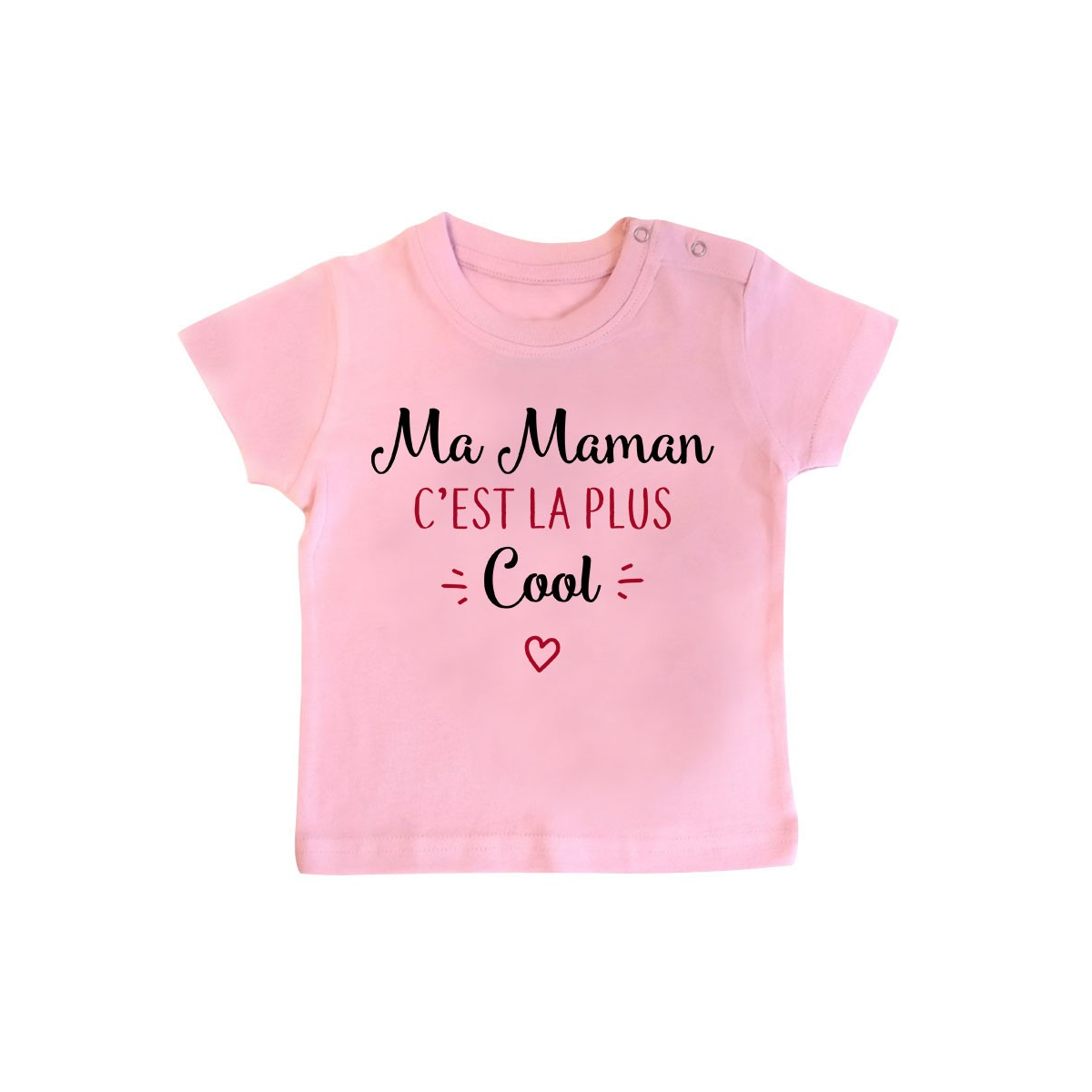 T-Shirt bébé Ma maman c'est la plus cool