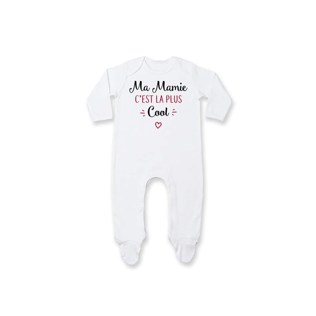 Pyjama bébé Ma mamie c'est la plus cool