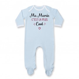 Pyjama bébé Ma mamie c'est la plus cool