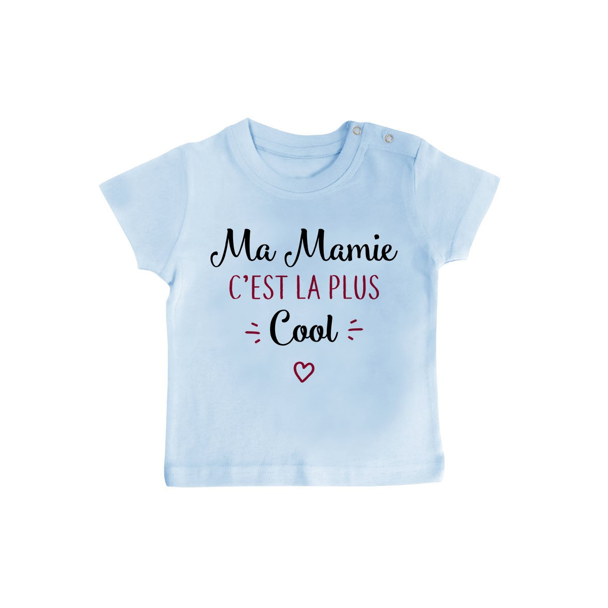 T-Shirt bébé Ma mamie c'est la plus cool