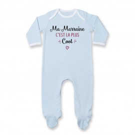 Pyjama bébé Ma marraine c'est la plus cool