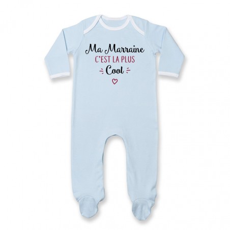 Pyjama bébé Ma marraine c'est la plus cool