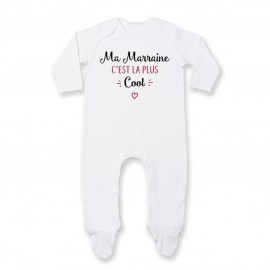 Pyjama bébé Ma marraine c'est la plus cool