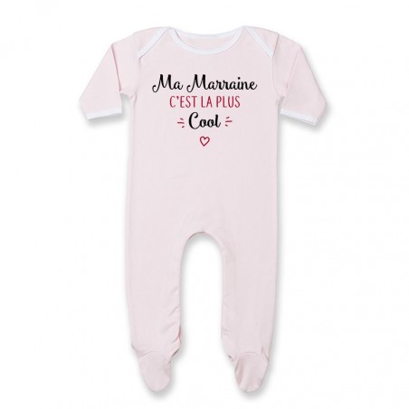 Pyjama bébé Ma marraine c'est la plus cool