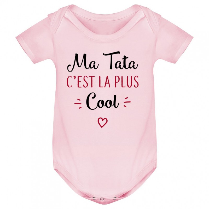 Body bébé Ma tata c'est la plus cool Body bébé Ma tata c'est la plus cool