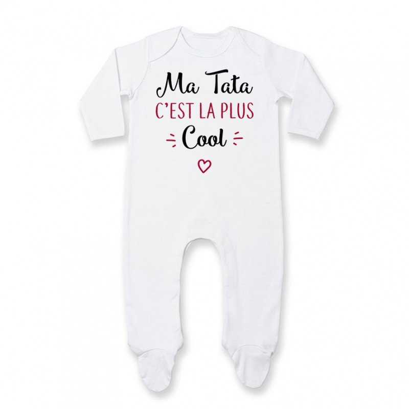 Pyjama bébé Ma tata c'est la plus cool