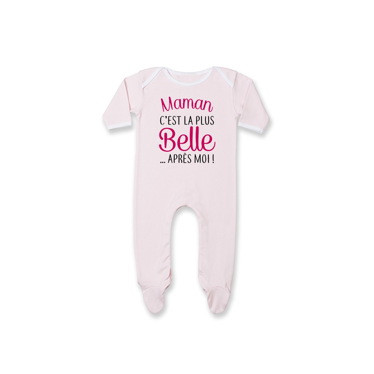 Pyjama bébé Maman c'est la plus belle..après moi