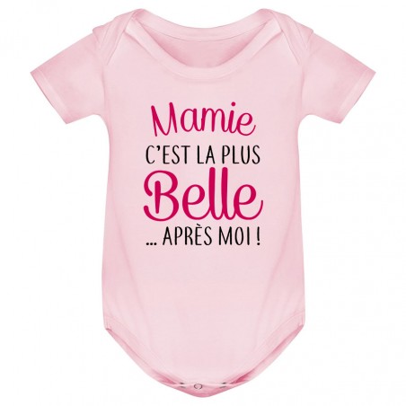 Body bébé Mamie c'est la plus belle..après moi