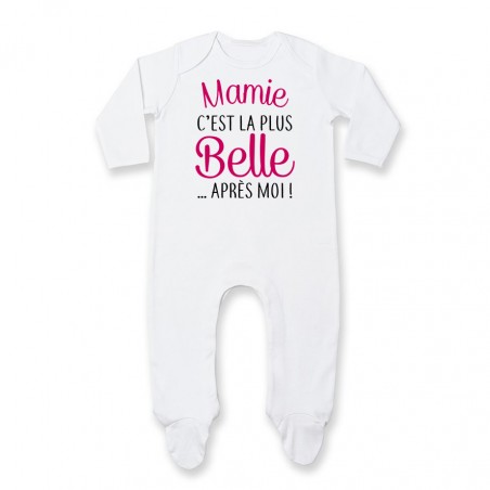 Pyjama bébé Mamie c'est la plus belle..après moi