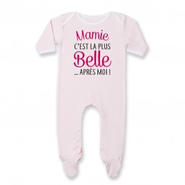 Pyjama bébé Mamie c'est la plus belle..après moi