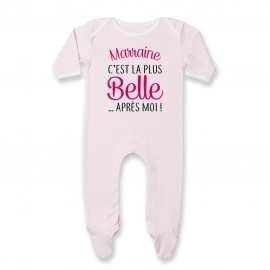 Pyjama bébé Marraine c'est la plus belle..après moi