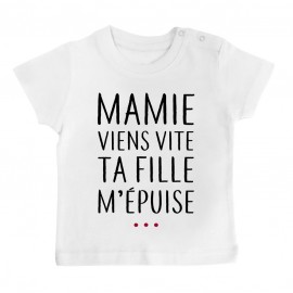 Mamie viens vite ta fille m'épuise