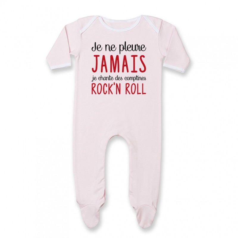 Pyjama bébé Je chante des comptines rock'n roll Pyjama bébé Je chante des comptines rock'n roll