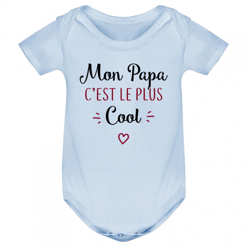 Body bébé Mon papa c'est le plus cool