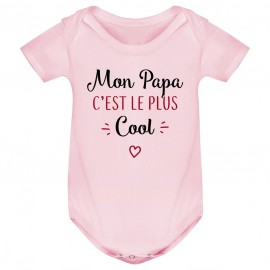 Body bébé Mon papa c'est le plus cool